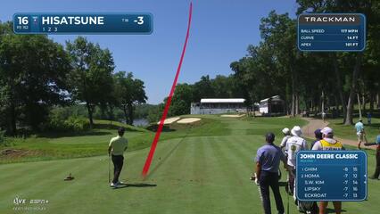 Ryo Hisatsune | Round 1 | 16th hole | Shot 1 | 2025 John Deere