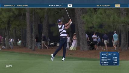 Nick Taylor | Round 3 | 16th hole | Shot 2 | 2026 THE PLAYERS