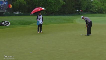 Hideki Matsuyama | Round 2 | 9th hole | Shot 4 | 2025 Truist Championship