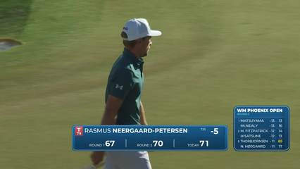Rasmus Neergaard-Petersen | Round 3 | 18th hole | Shot 3 | 2026 WM Phoenix Open
