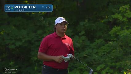 Aldrich Potgieter | Round 1 | 17th hole | Shot 1 | 2025 John Deere