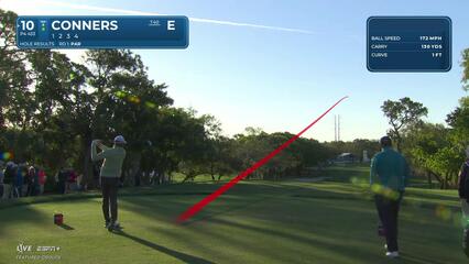 Corey Conners | Round 2 | 10th hole | Shot 1 | 2025 Valspar