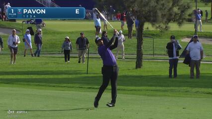 Matthieu Pavon | Round 1 | 1st hole | Shot 2 | 2025 Farmers