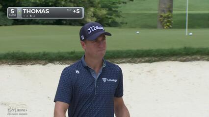 Justin Thomas | Round 2 | 5th hole | Shot 3 | 2025 BMW Championship