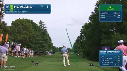 Viktor Hovland | Round 2 | 16th hole | Shot 1 | 2026 Truist Championship