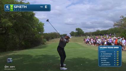 Jordan Spieth | Round 1 | 6th hole | Shot 1 | 2026 Valero