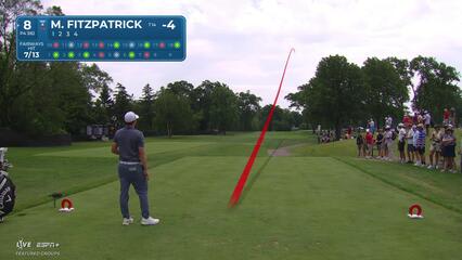 Matt Fitzpatrick | Round 1 | 8th hole | Shot 1 | 2025 Rocket Classic