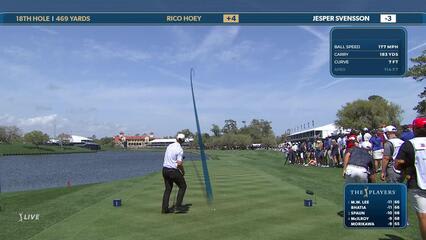 Rico Hoey | Round 3 | 18th hole | Shot 1 | 2025 THE PLAYERS