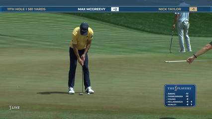 Nick Taylor | Round 4 | 11th hole | Shot 4 | 2026 THE PLAYERS