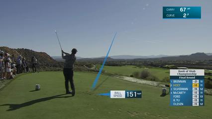 Rico Hoey | Round 4 | 12th hole | Shot 1 | 2025 Bank of Utah
