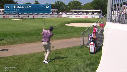 Keegan Bradley | Round 4 | 17th hole | Shot 3 | 2025 Rocket Classic