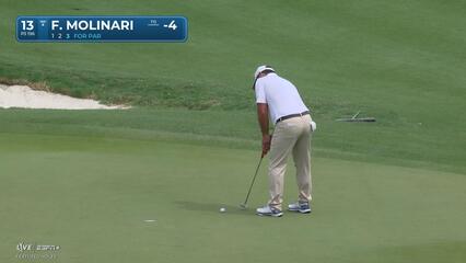 Francesco Molinari | Round 2 | 13th hole | Shot 3 | 2025 Valero