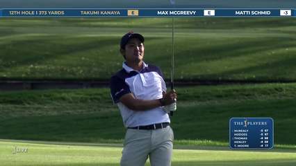 Takumi Kanaya | Round 1 | 12th hole | Shot 2 | 2026 THE PLAYERS