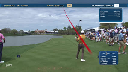 Ricky Castillo | Round 3 | 18th hole | Shot 1 | 2026 THE PLAYERS