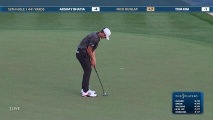 Nick Dunlap | Round 1 | 18th hole | Shot 5 | 2025 THE PLAYERS