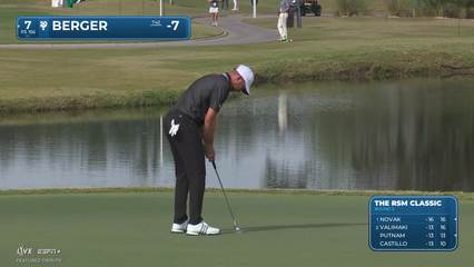Daniel Berger | Round 2 | 7th hole | Shot 3 | 2025 The RSM Classic
