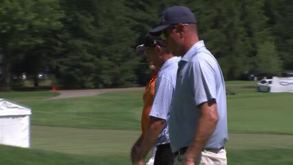 Miguel Angel Jiménez | Round 4 | 9th hole | Shot 4 | 2025 Kaulig Co. Championship