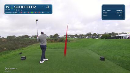 Scottie Scheffler | Round 2 | 17th hole | Shot 1 | 2025 Genesis