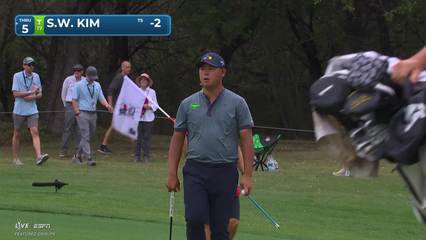 Si Woo Kim | Round 1 | 14th hole | Shot 5 | 2026 Valero