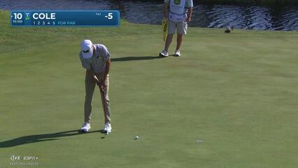 Eric Cole | Round 3 | 10th hole | Shot 5 | 2025 John Deere