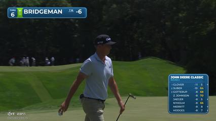 Jacob Bridgeman | Round 2 | 6th hole | Shot 4 | 2026 John Deere