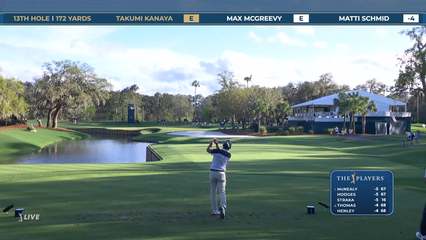 Takumi Kanaya | Round 1 | 13th hole | Shot 1 | 2026 THE PLAYERS