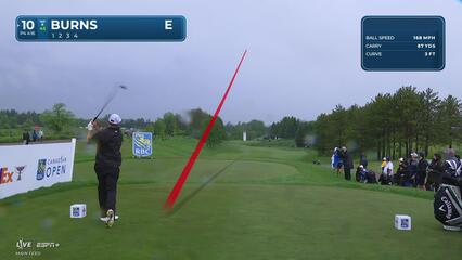 Sam Burns | Round 1 | 10th hole | Shot 1 | 2025 RBC Canadian