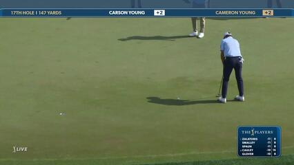 Cameron Young | Round 3 | 17th hole | Shot 3 | 2025 THE PLAYERS