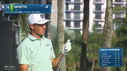 Jordan Spieth | Round 2 | 14th hole | Shot 2 | 2026 Cadillac