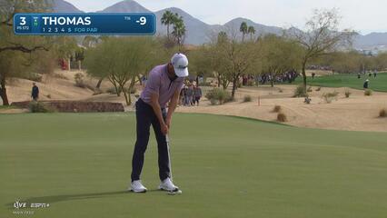 Justin Thomas | Round 4 | 3rd hole | Shot 5 | 2025 WM Phoenix Open