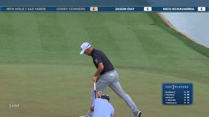 Corey Conners | Round 1 | 18th hole | Shot 4 | 2026 THE PLAYERS