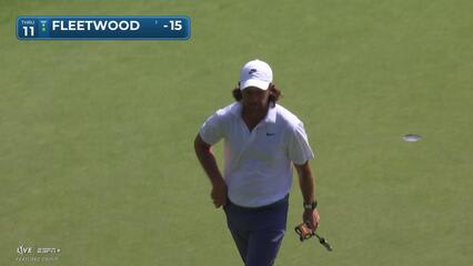 Tommy Fleetwood | Round 4 | 11th hole | Shot 2 | 2025 Travelers