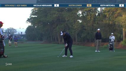 Justin Lower | Round 1 | 10th hole | Shot 2 | 2025 THE PLAYERS
