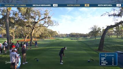 Justin Lower | Round 1 | 12th hole | Shot 1 | 2025 THE PLAYERS