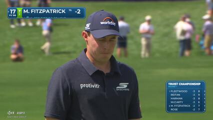 Matt Fitzpatrick | Round 1 | 17th hole | Shot 3 | 2026 Truist Championship