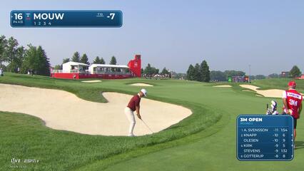 William Mouw | Round 2 | 16th hole | Shot 2 | 2025 3M Open