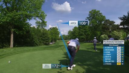 Sepp Straka | Round 1 | 13th hole | Shot 1 | 2025 the Memorial