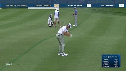 Corey Conners | Round 4 | 5th hole | Shot 2 | 2025 THE PLAYERS