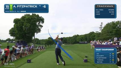 Alex Fitzpatrick | Round 2 | 15th hole | Shot 1 | 2026 Truist Championship