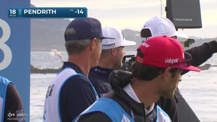 Taylor Pendrith | Round 4 | 18th hole | Shot 1 | 2025 AT&T Pebble Beach