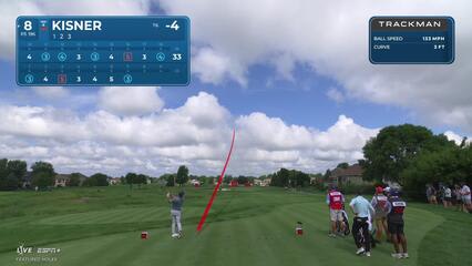 Kevin Kisner | Round 1 | 8th hole | Shot 1 | 2025 3M Open
