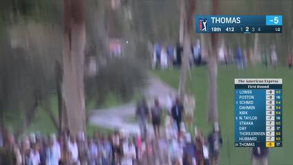Justin Thomas | Round 1 | 18th hole | Shot 2 | 2025 The American Express