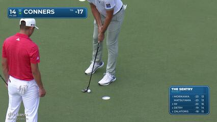 Corey Conners | Round 3 | 14th hole | Shot 4 | 2025 The Sentry