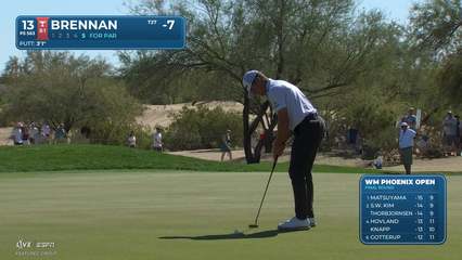 Michael Brennan | Round 4 | 13th hole | Shot 5 | 2026 WM Phoenix Open