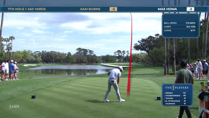 Sam Burns | Round 4 | 7th hole | Shot 1 | 2026 THE PLAYERS