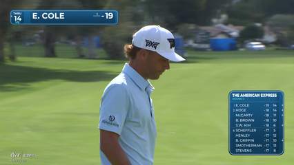 Eric Cole | Round 3 | 5th hole | Shot 5 | 2026 The American Express