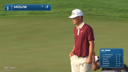 William Mouw | Round 2 | 12th hole | Shot 4 | 2025 3M Open