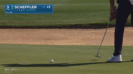 Scottie Scheffler | Round 1 | 5th hole | Shot 4 | 2025 WM Phoenix Open