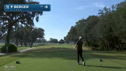 Daniel Berger | Round 2 | 15th hole | Shot 1 | 2025 The RSM Classic