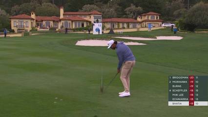 Akshay Bhatia | Round 4 | 11th hole | Shot 2 | 2026 AT&T Pebble Beach